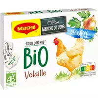 JARDIN BIO ETIC Bouillon cube de poule sans huile de palme 10 cubes pas  cher 