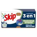 SKIP Lessive capsules 3en1 fraîcheur intense 26 capsules