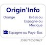 Voir la diapositive 2 : AUCHAN BIO 100% pur jus d'orange avec pulpe 90cl