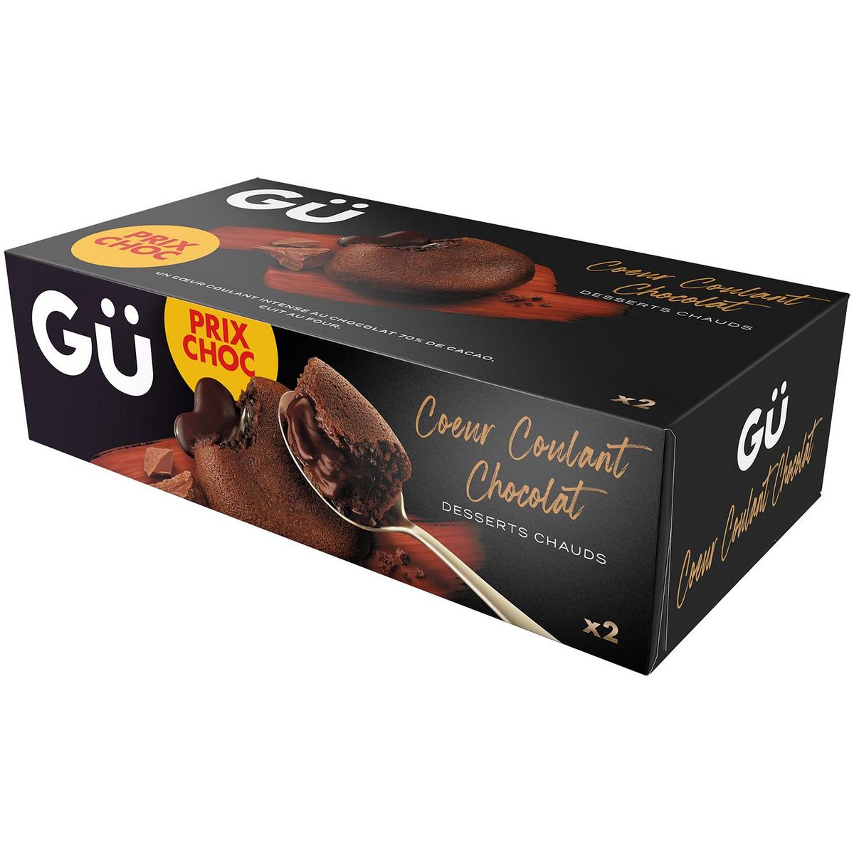 GU Coeur coulant au chocolat 2x100g