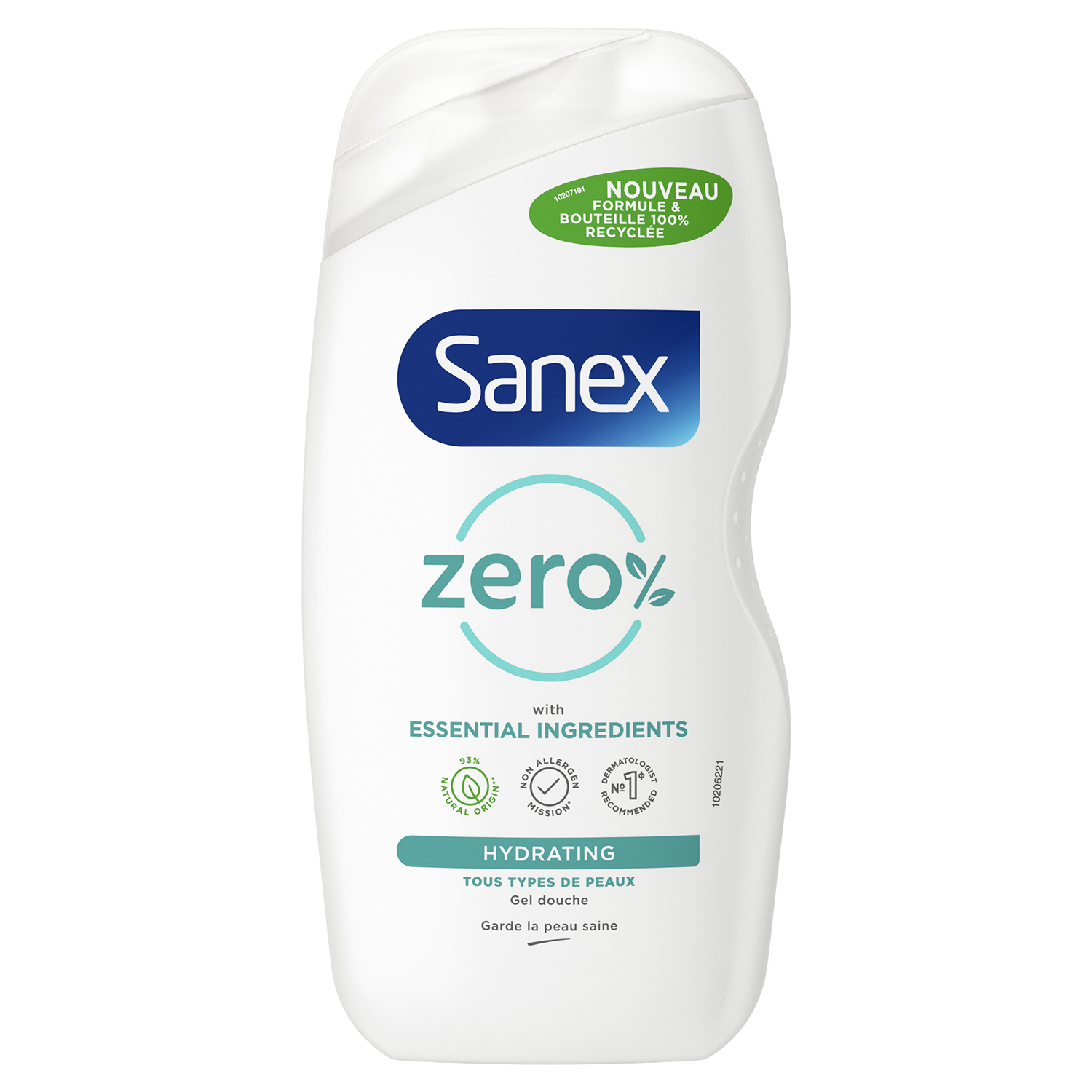 Voir la diapositive 2 : SANEX Zéro% Gel douche tous types de peaux 475ml