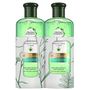 Voir la diapositive 2 : HERBAL ESSENCES Shampooing réparateur et lissant à l'aloe et chanvre 2x225ml