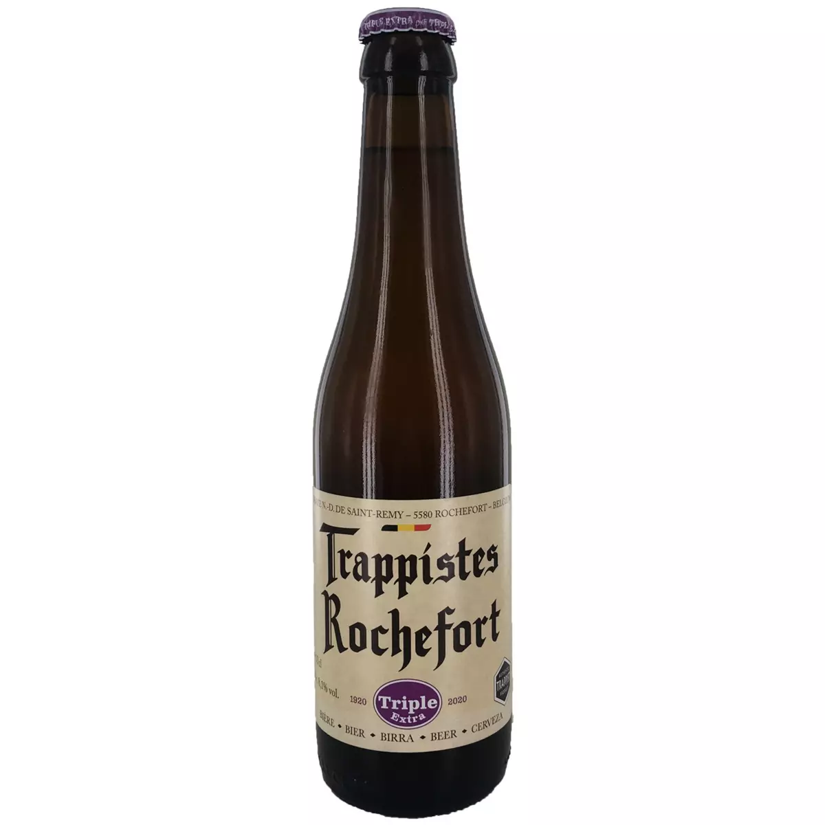 TRAPPISTES ROCHEFORT Bière triple extra 8.1% 33cl
