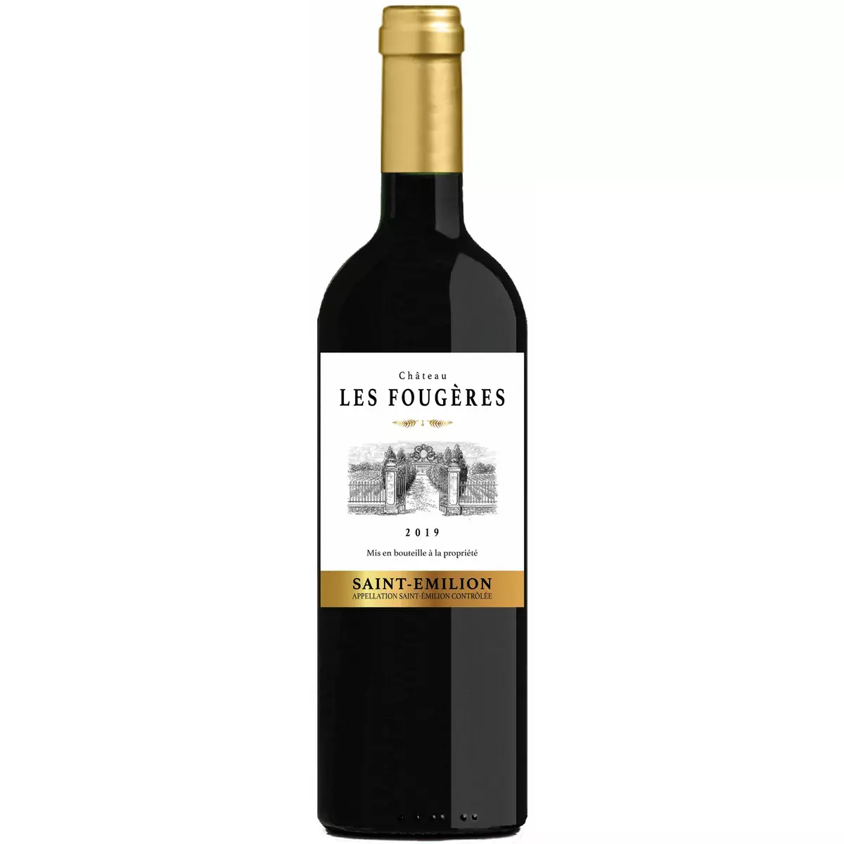 Vin rouge AOP Saint-Émilion Château les Fougères 2019 75cl