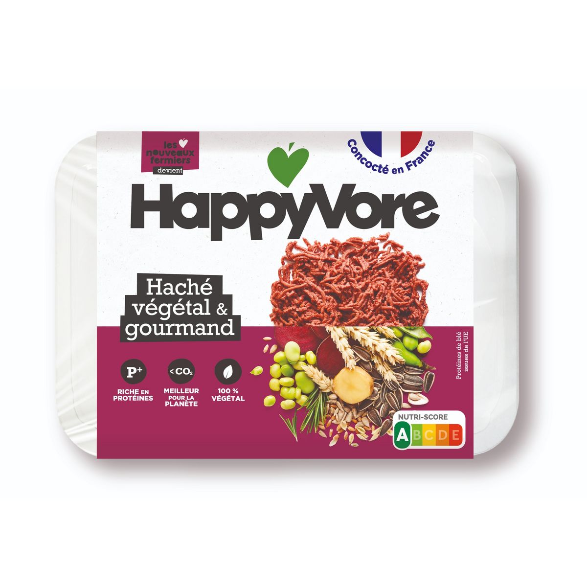 HAPPYVORE Haché végétal et gourmand 200g