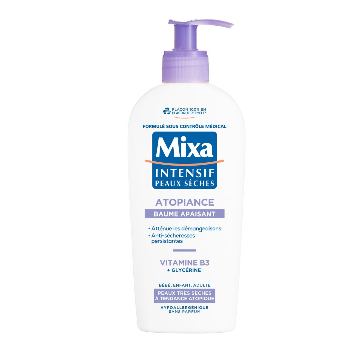 MIXA Intensif Baume apaisant Atopiance peaux très sèches à tendance atopique 250ml