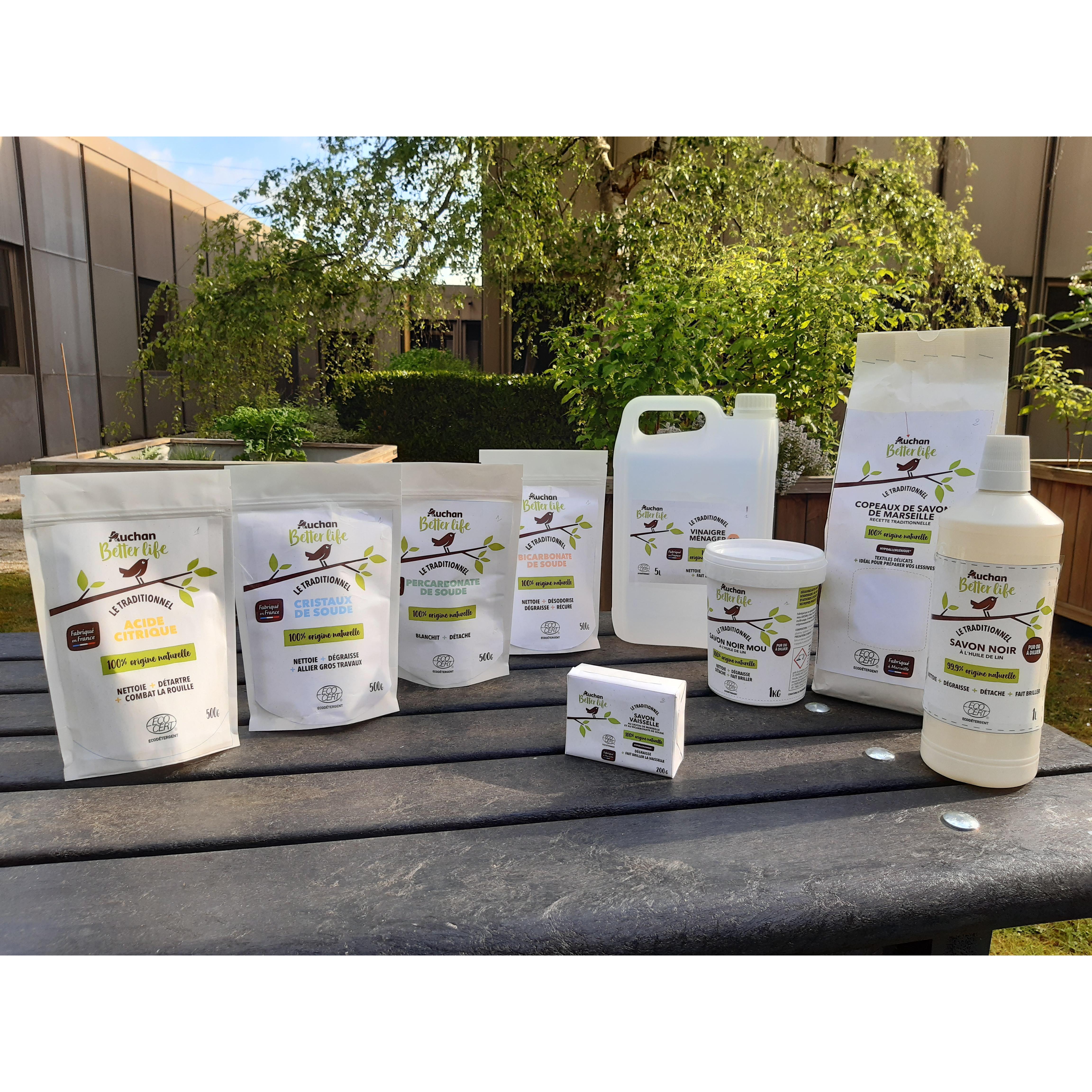 Voir la diapositive 3 : AUCHAN BETTER LIFE Bicarbonate de soude 500g