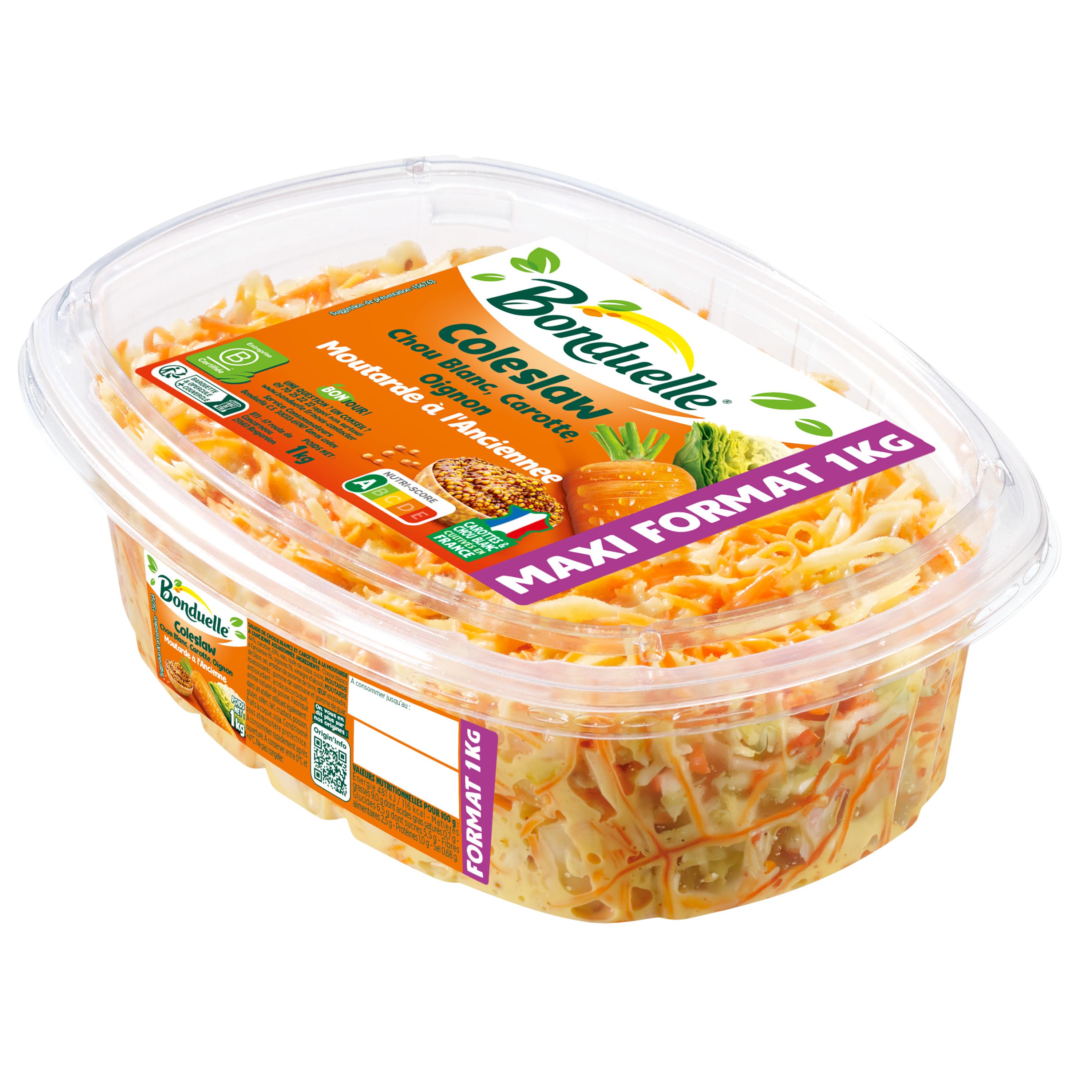 BONDUELLE Coleslaw à la moutarde à l'ancienne 1kg