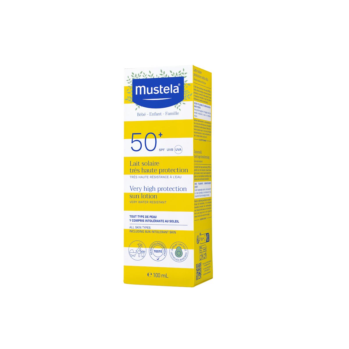 MUSTELA Lait solaire très haute protection 100ml