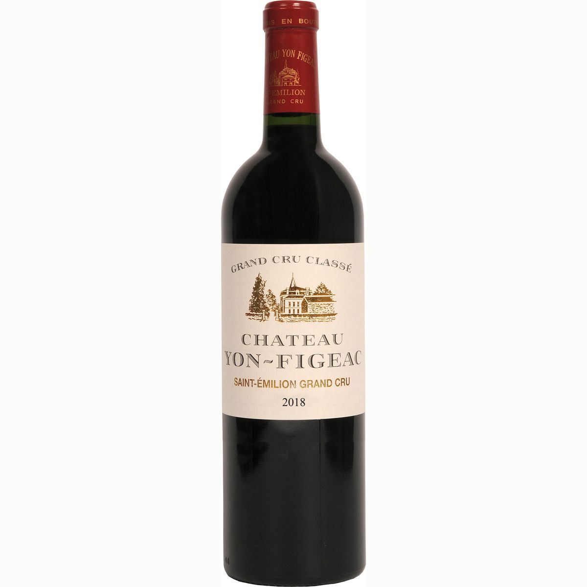 Vin rouge AOP Saint-Émilion grand cru Château Yon-Figeac 2018 75cl
