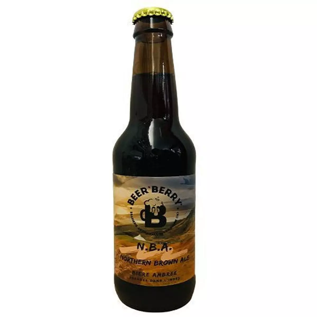 BEER BERRY Bière ambrée Northern Brown Ale 5.1% 33cl