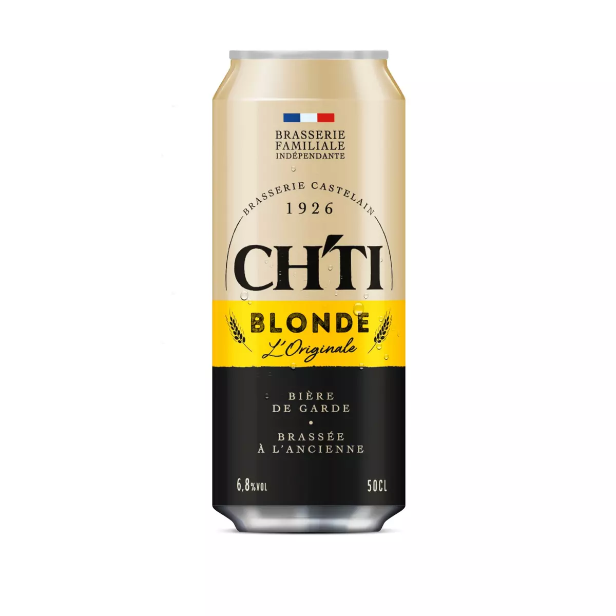 CH'TI Bière blonde originale 6.8%  50cl