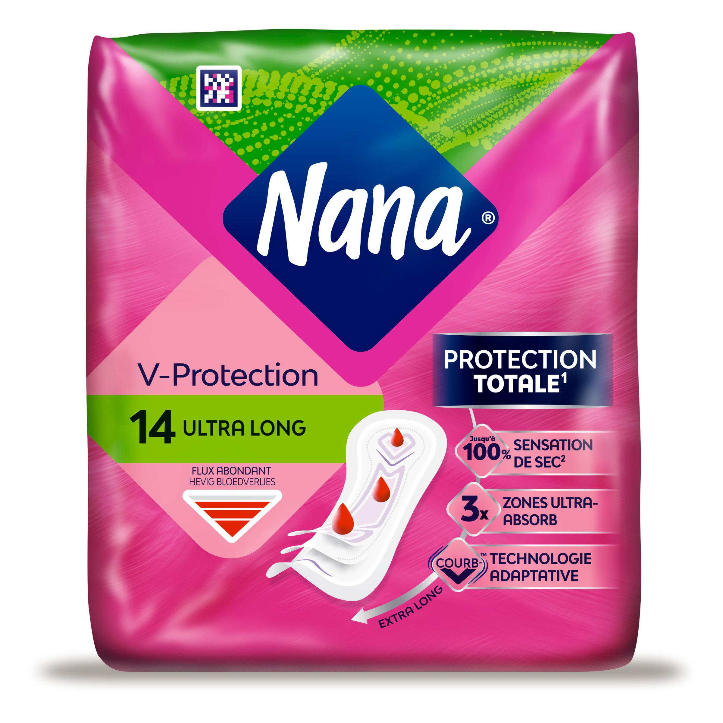 NANA Serviettes hygiéniques ultra long 14 serviettes