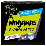 as NINJAM Pyjama pants Sous-vêtement de nuit absorbant pour garçon 4-7 ans (17-30kg)