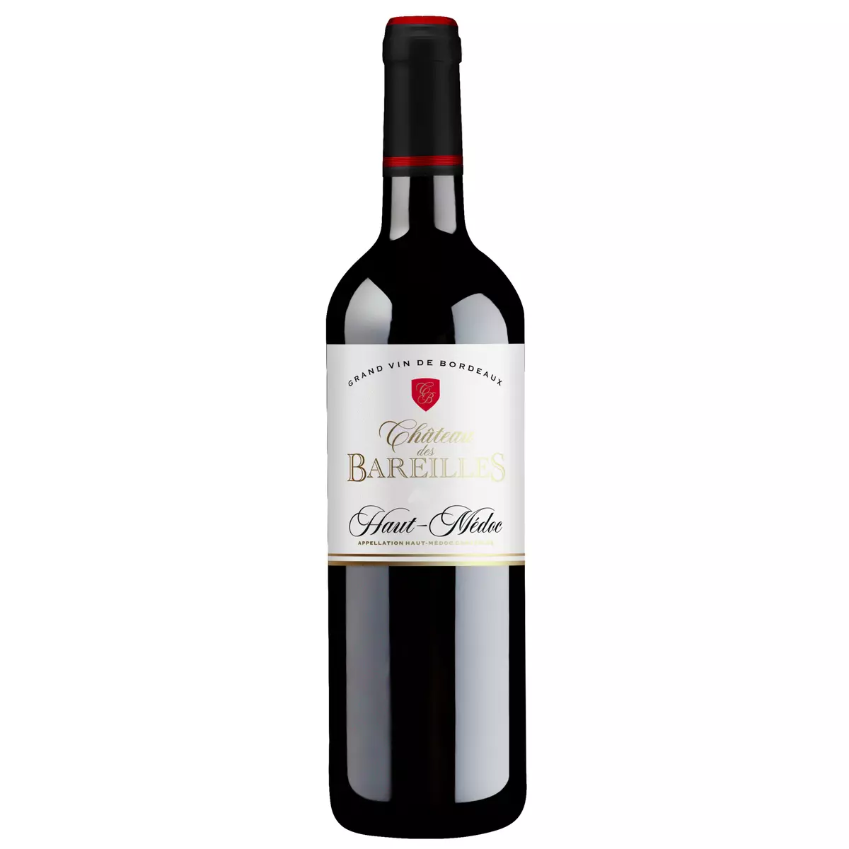 Vin rouge AOP Grand vin de Bordeaux Château des Bareilles 75cl
