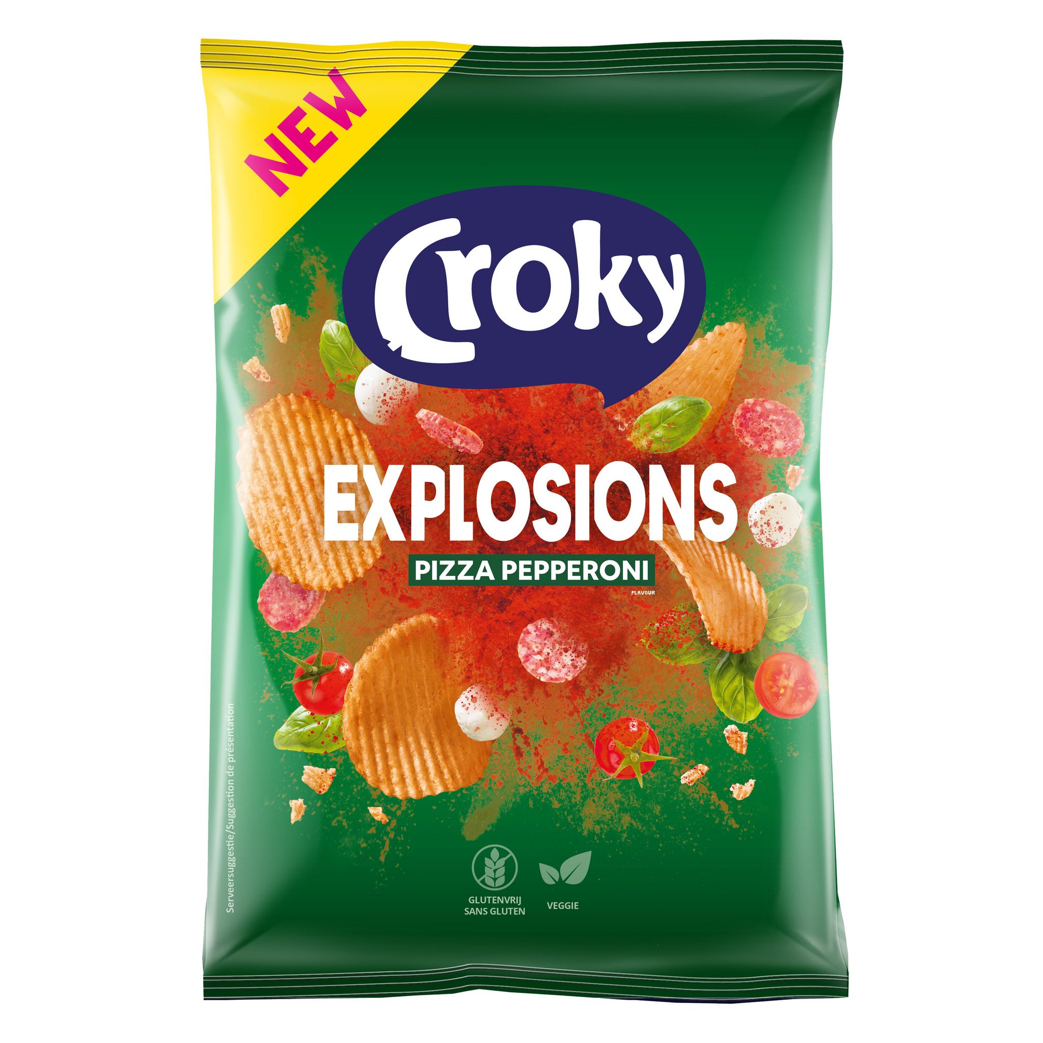 CROKY Chips explosions pizza pepperoni 150g