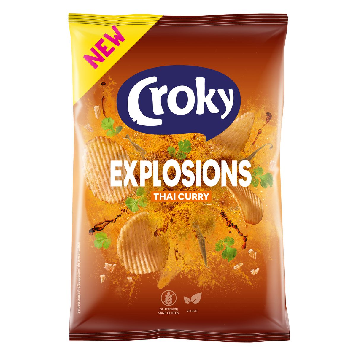 CROKY Chips explosions thaï curry 150g