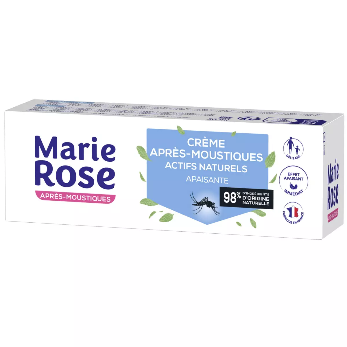 MARIE ROSE Crème apaisante après-moustiques aux actifs naturels 50ml