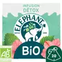 ELEPHANT Infusion bio détox hibiscus mélisse et feuilles de mûrier 20 sachets 26g