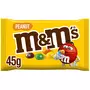 M&M'S Peanut bonbons chocolatés à la cacahuète 45g