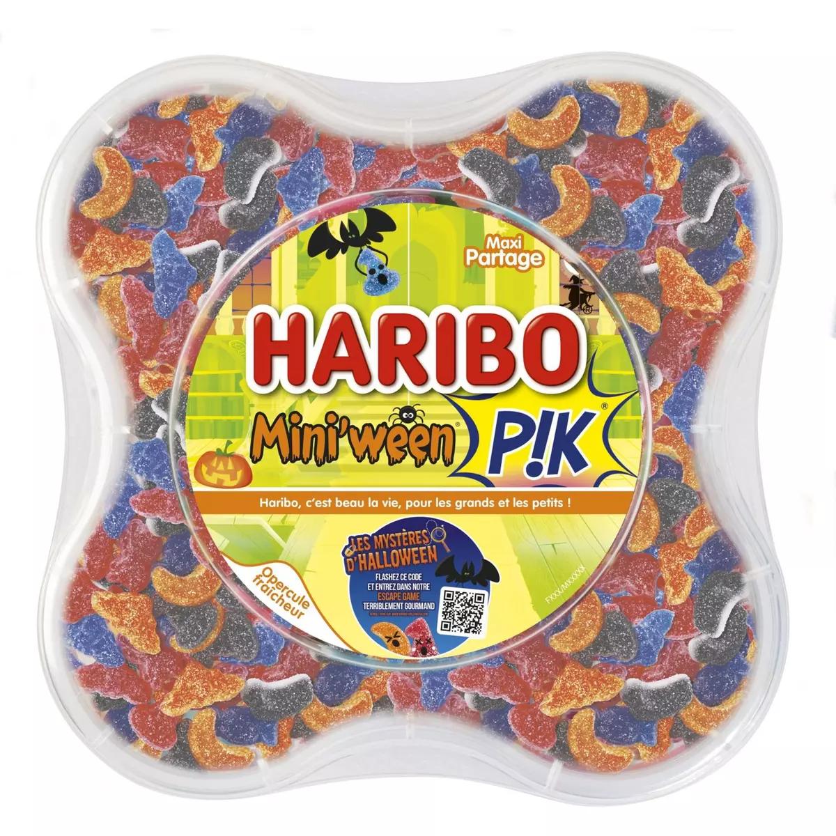 HARIBO Mini'ween pik assortiment de bonbons 650g