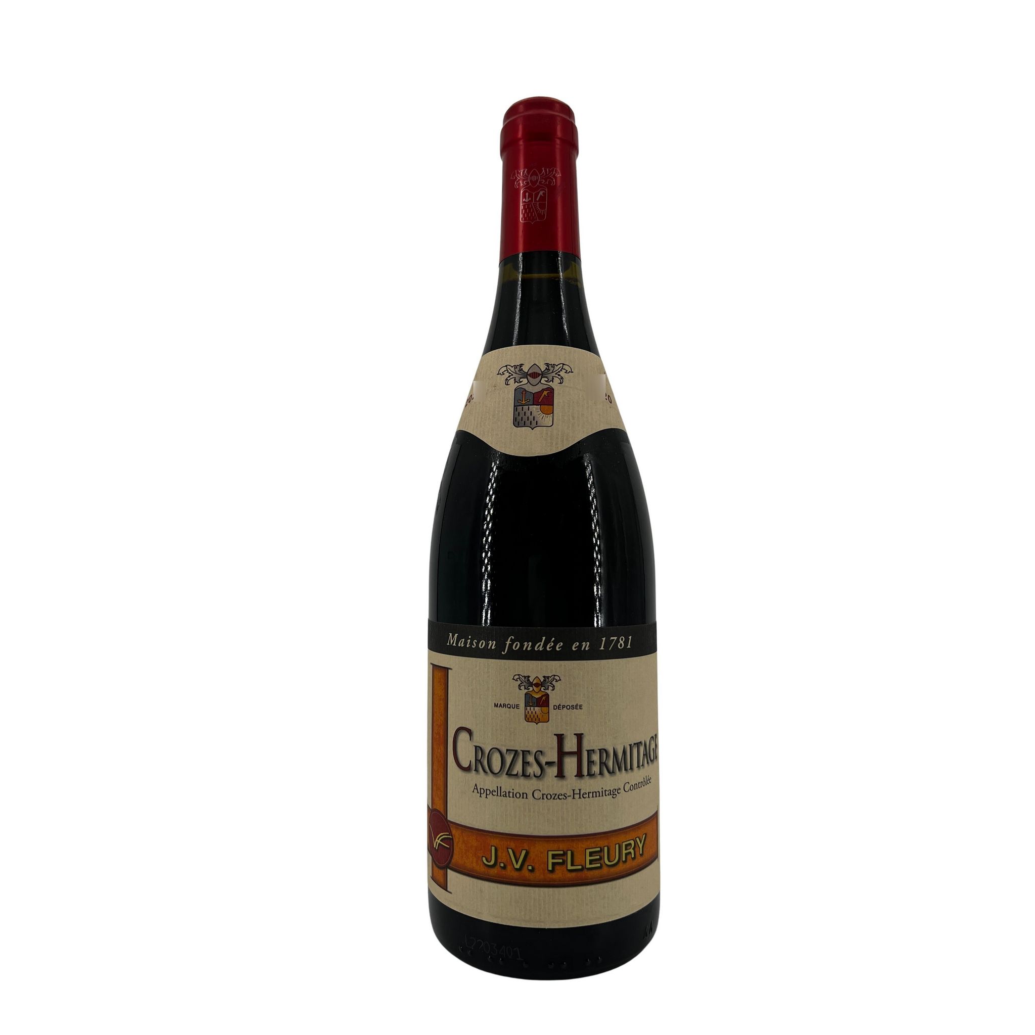 Voir la diapositive 2 : AOP Crozes Hermitage JV Fleury rouge 75cl