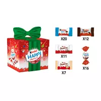 KINDER Père Noël en chocolat au lait moulage 1 pièce 110g pas cher