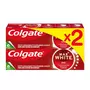 COLGATE Max white dentifrice blancheur 2x75ml