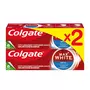 COLGATE Max White Dentifrice optic blancheur instantanée 2x75ml