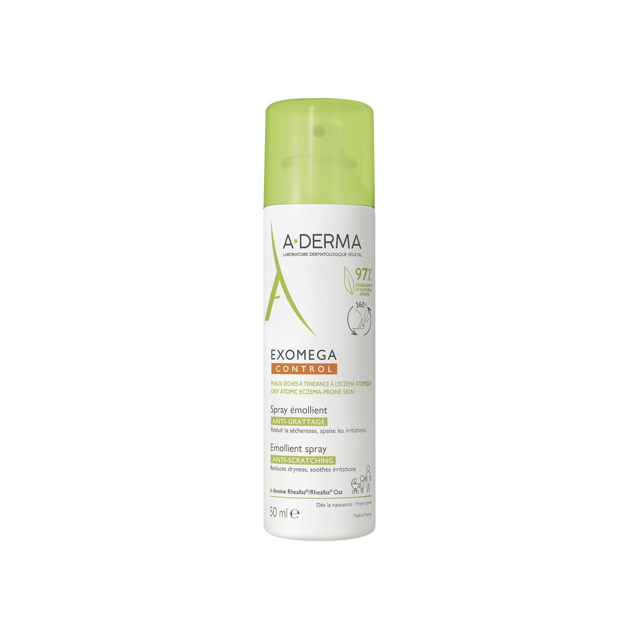 A-DERMA Spray anti grattage peaux très sèches eczéma atopique 50ml