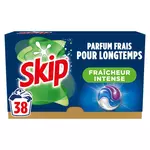 SKIP Lessive capsules 3en1 fraîcheur intense 38 capsules