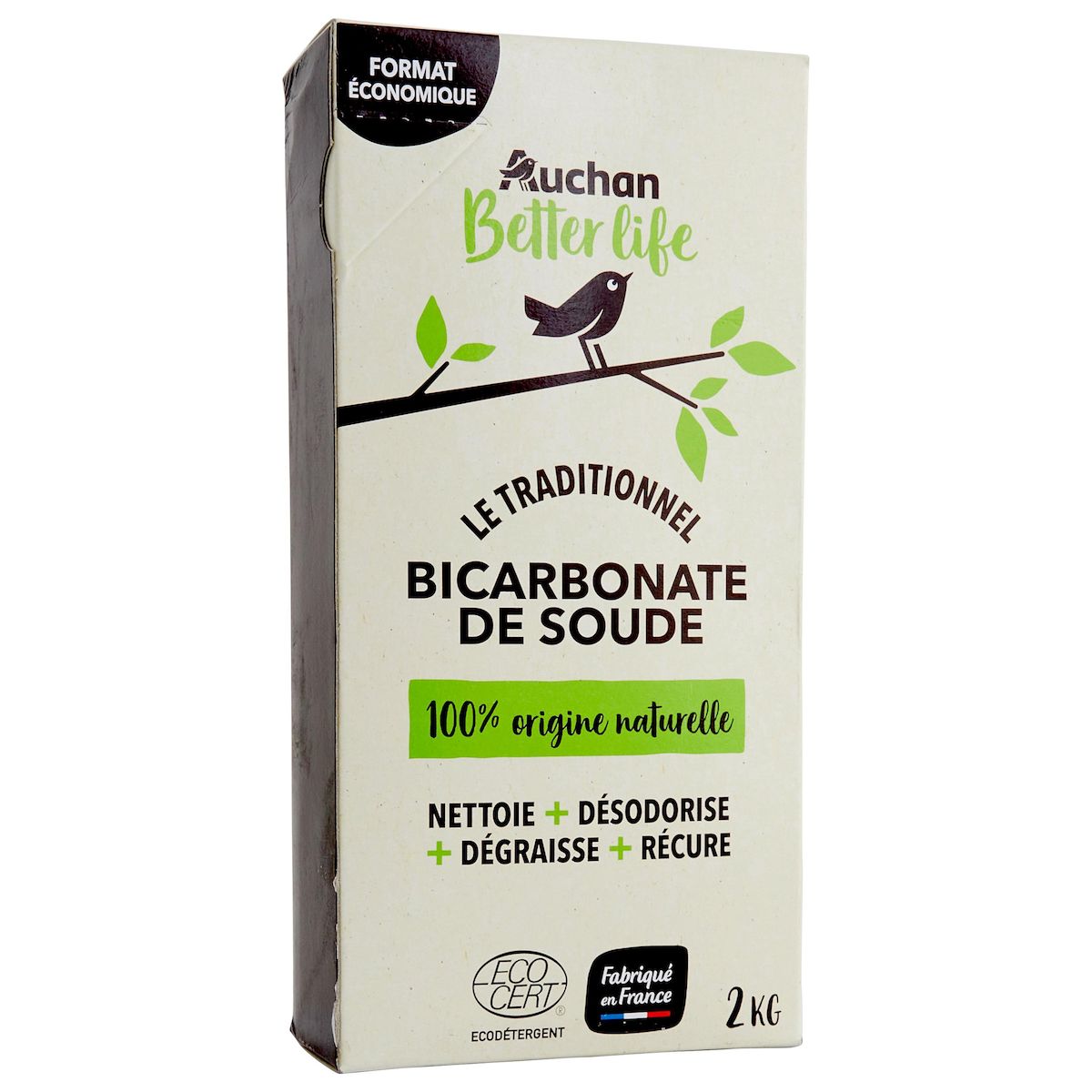 AUCHAN BETTER LIFE Bicarbonate de soude 2kg