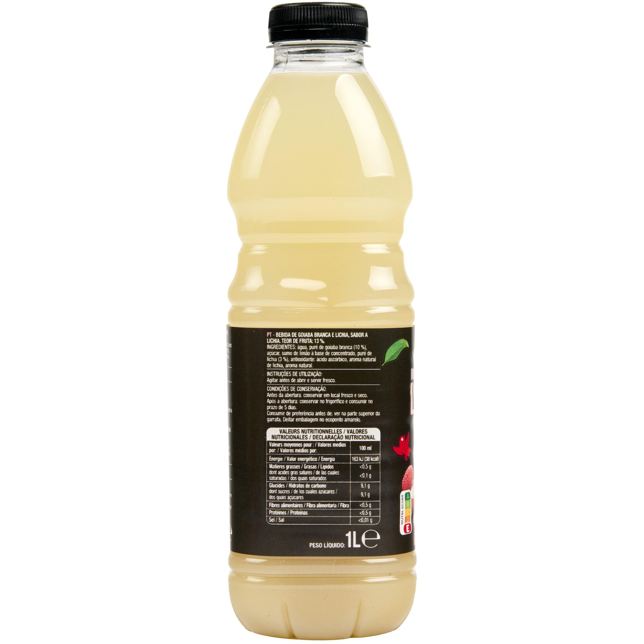 Voir la diapositive 2 : AUCHAN Nectar Instant Gourmand litchi 1l