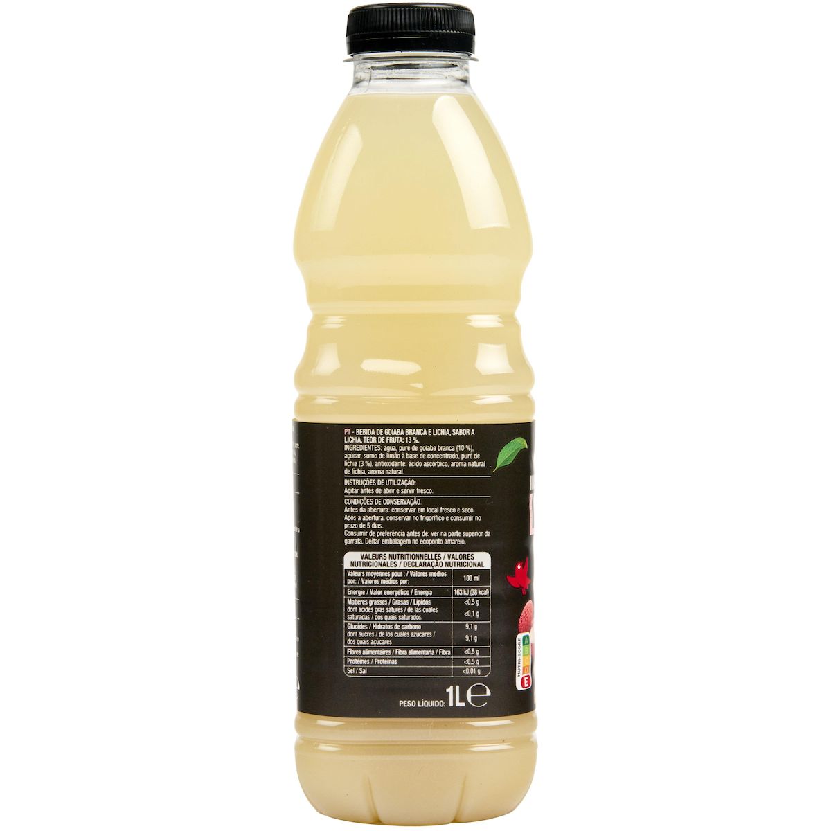 AUCHAN Nectar Instant Gourmand litchi 1l