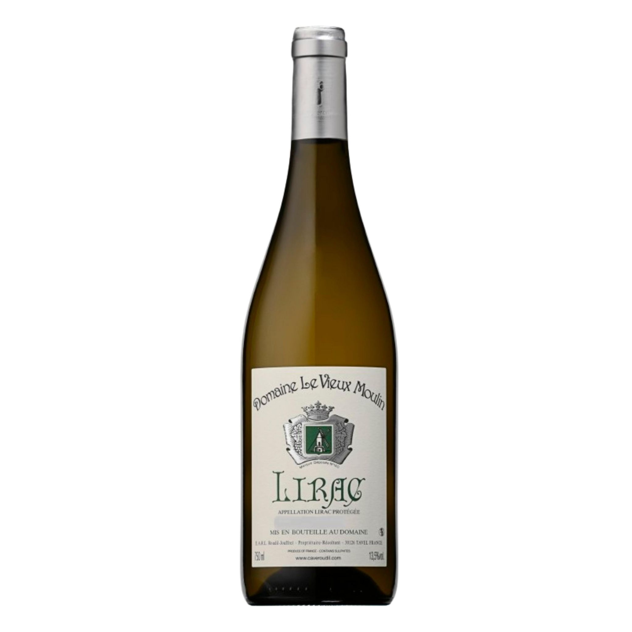 AOP Lirac Domaine Le Vieux Moulin blanc 75cl