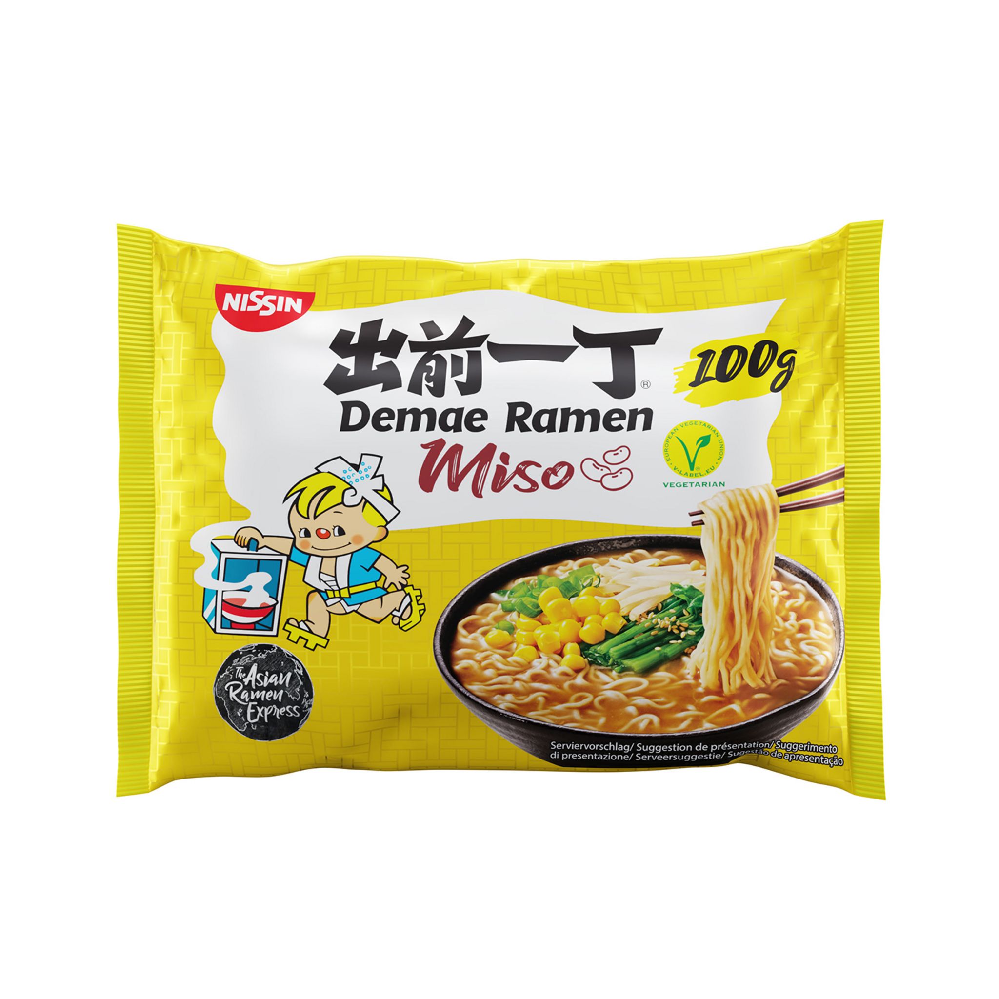 NISSIN Nouilles asiatiques ramen miso 100g