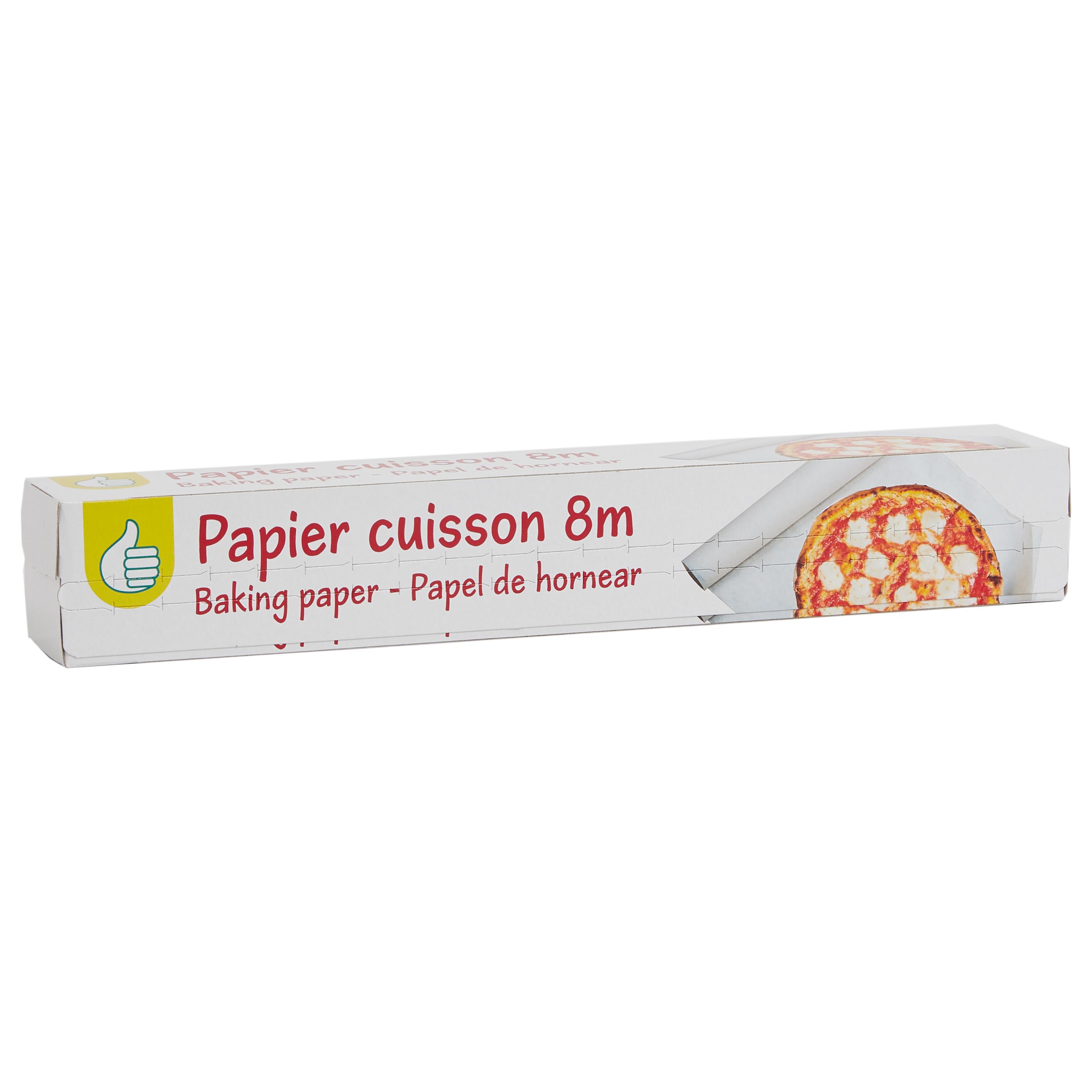 Voir la diapositive 2 : POUCE Papier cuisson 8m 1 rouleau