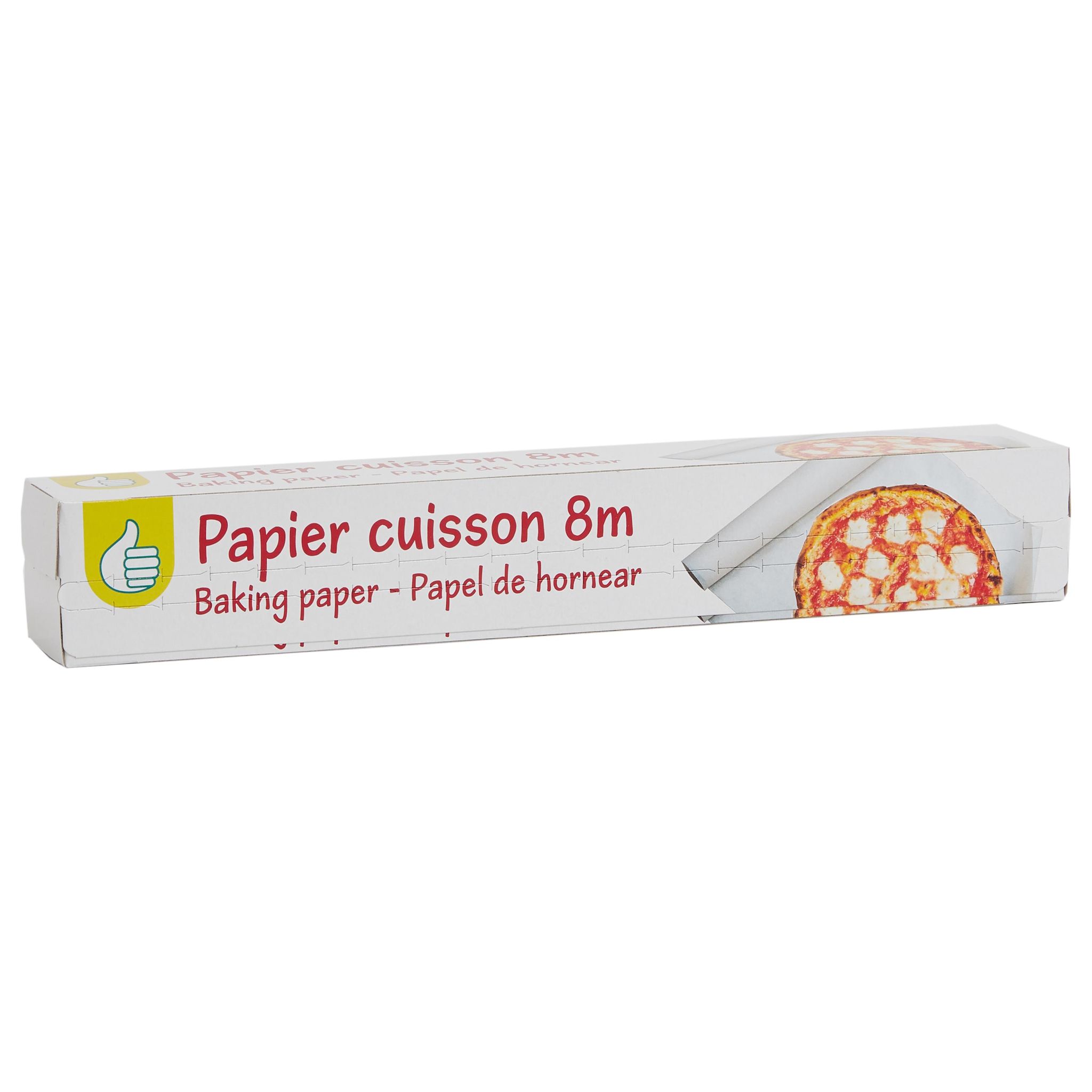 Voir la diapositive 2 : POUCE Papier cuisson 8m 1 rouleau