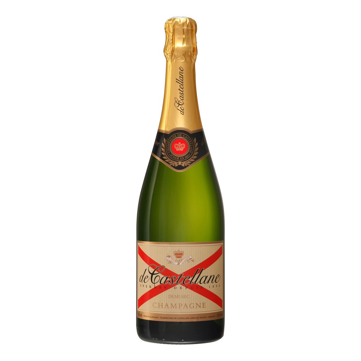 DE CASTELLANE AOP Champagne demi-sec 75cl
