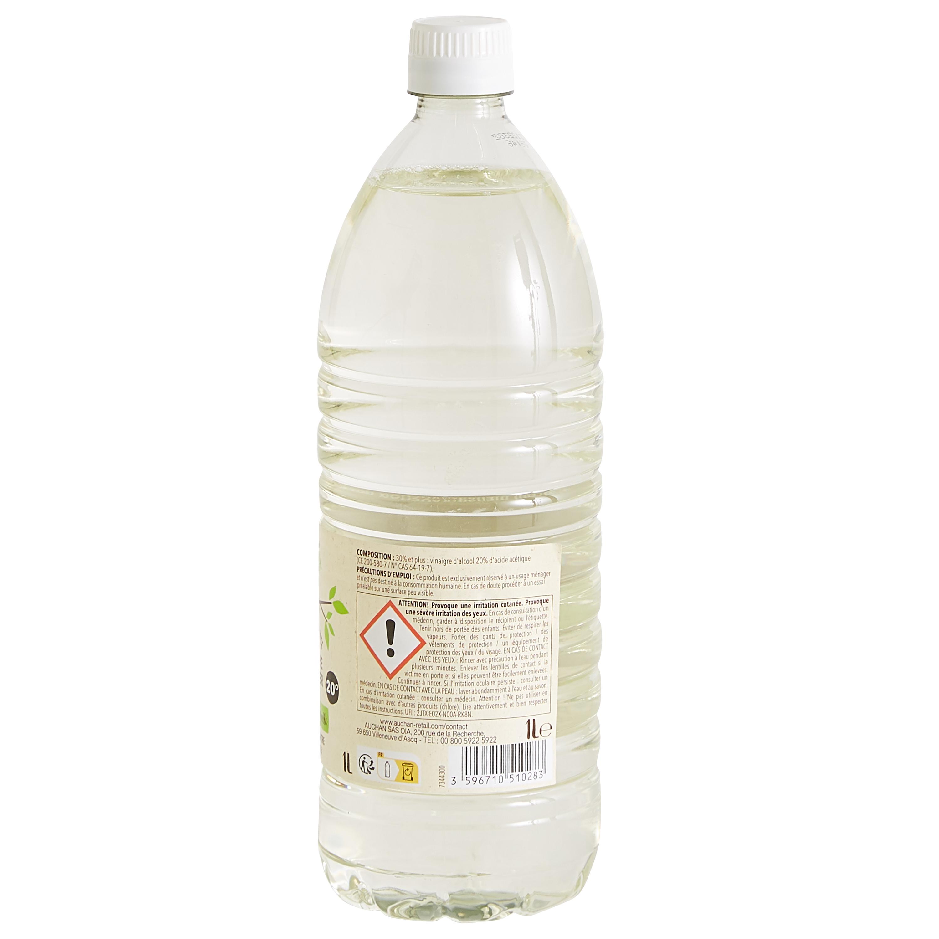 Voir la diapositive 2 : AUCHAN BETTER LIFE Vinaigre ménager concentré 1l