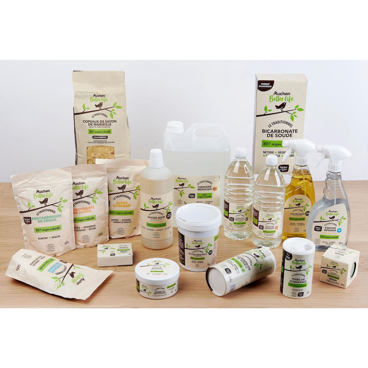 AUCHAN BETTER LIFE Vinaigre ménager concentré 1l