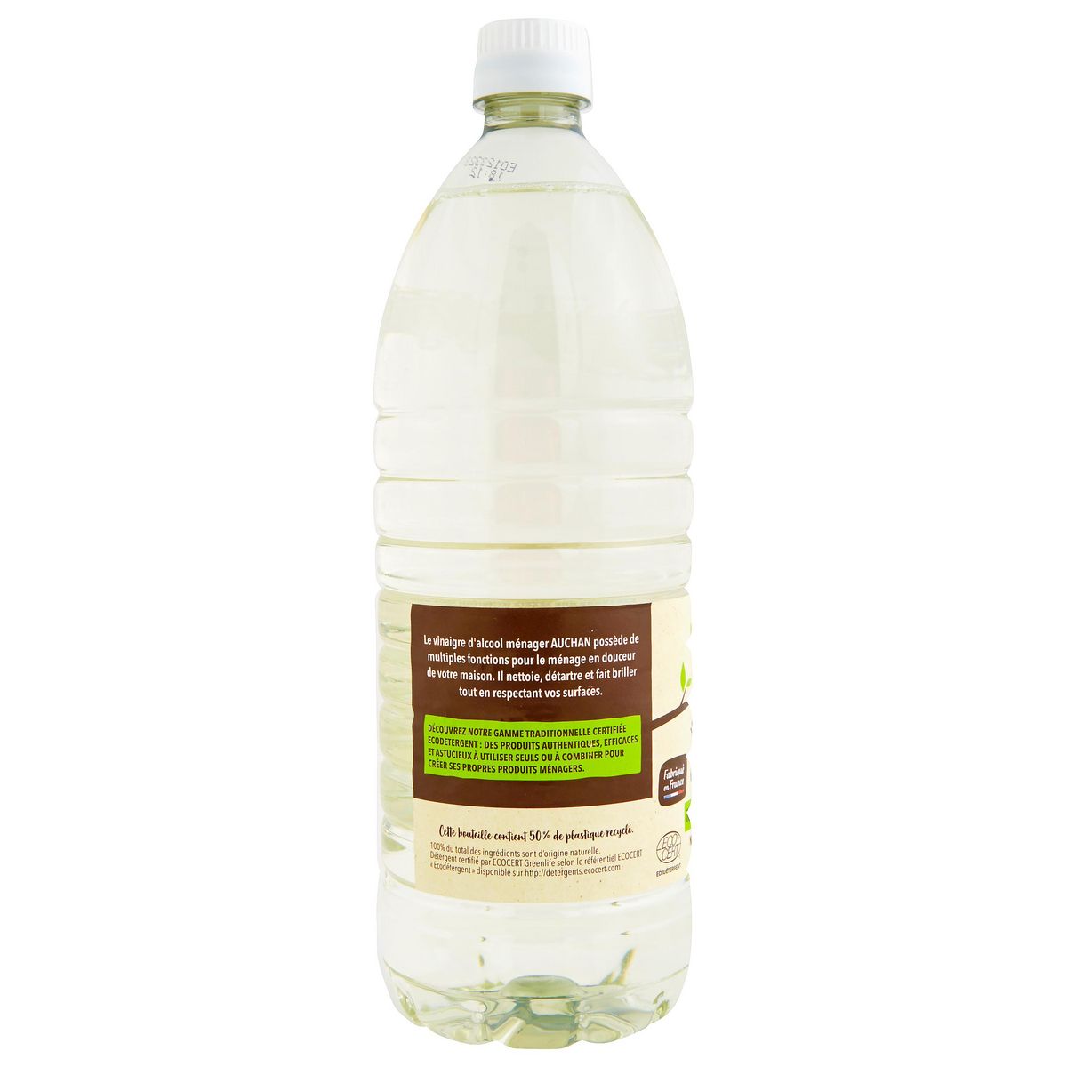 AUCHAN BETTER LIFE Vinaigre ménager naturel 1l