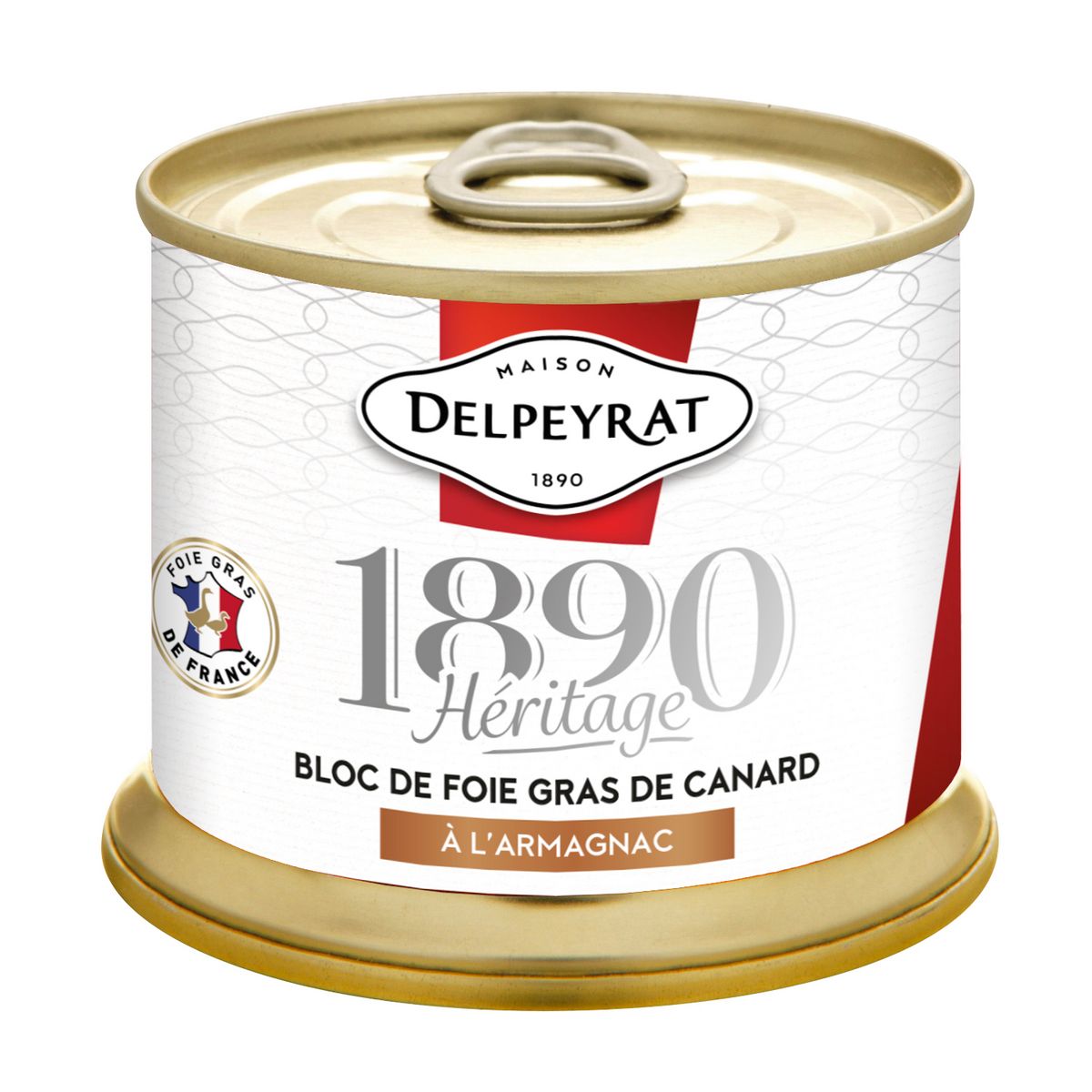 DELPEYRAT Bloc de foie gras de canard à l'Armagnac Environ 4 parts 200g