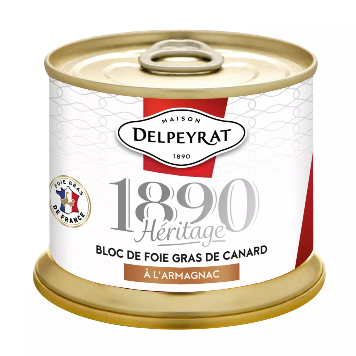 DELPEYRAT Bloc de foie gras de canard à l'Armagnac Environ 4 parts 200g