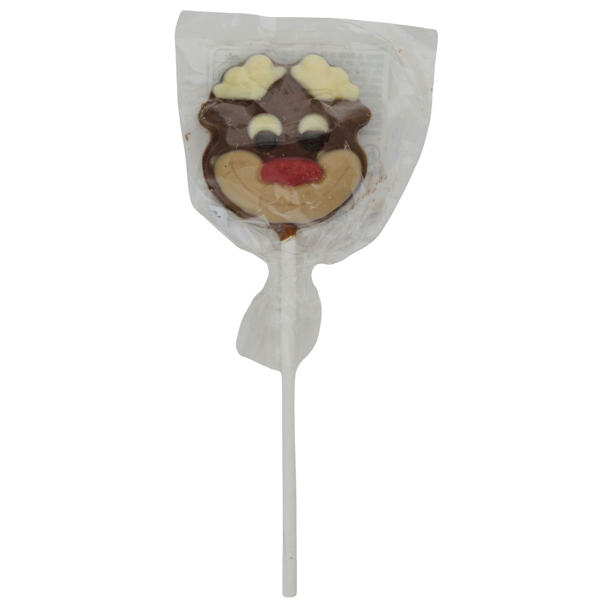 Voir la diapositive 5 : VENDOME Sucette au chocolat, Père Noël, renne, nounours (modèle aléatoire) 18g