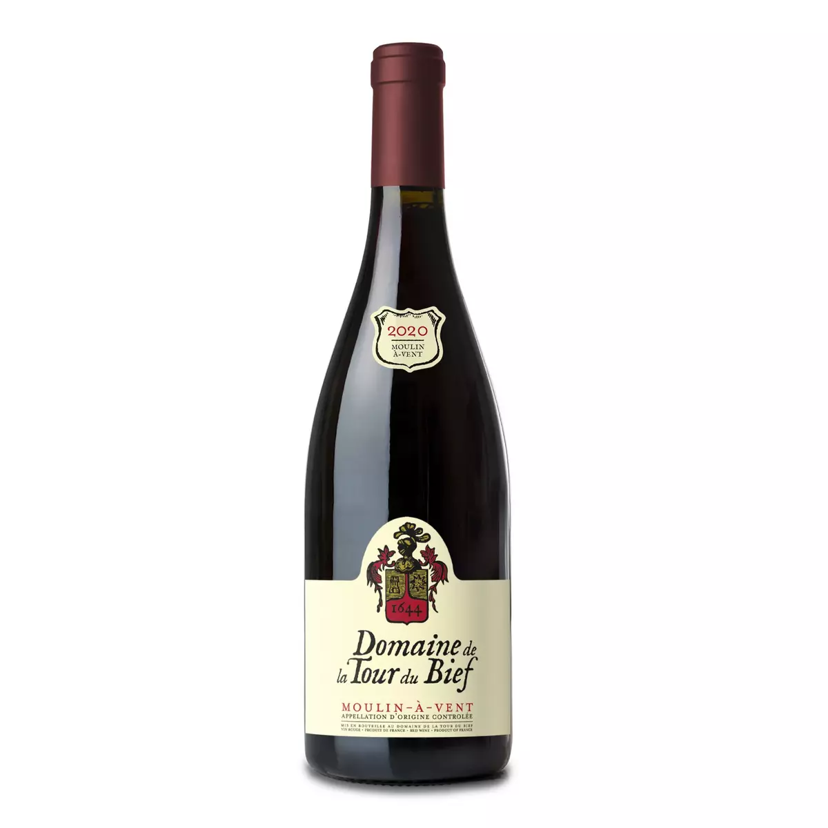 Vin rouge AOP Moulin-à-Vent Domaine de la Tour du Bief 2020 75cl
