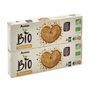 Voir la diapositive 2 : AUCHAN BIO Palmiers biscuits feuilletés 2x100g