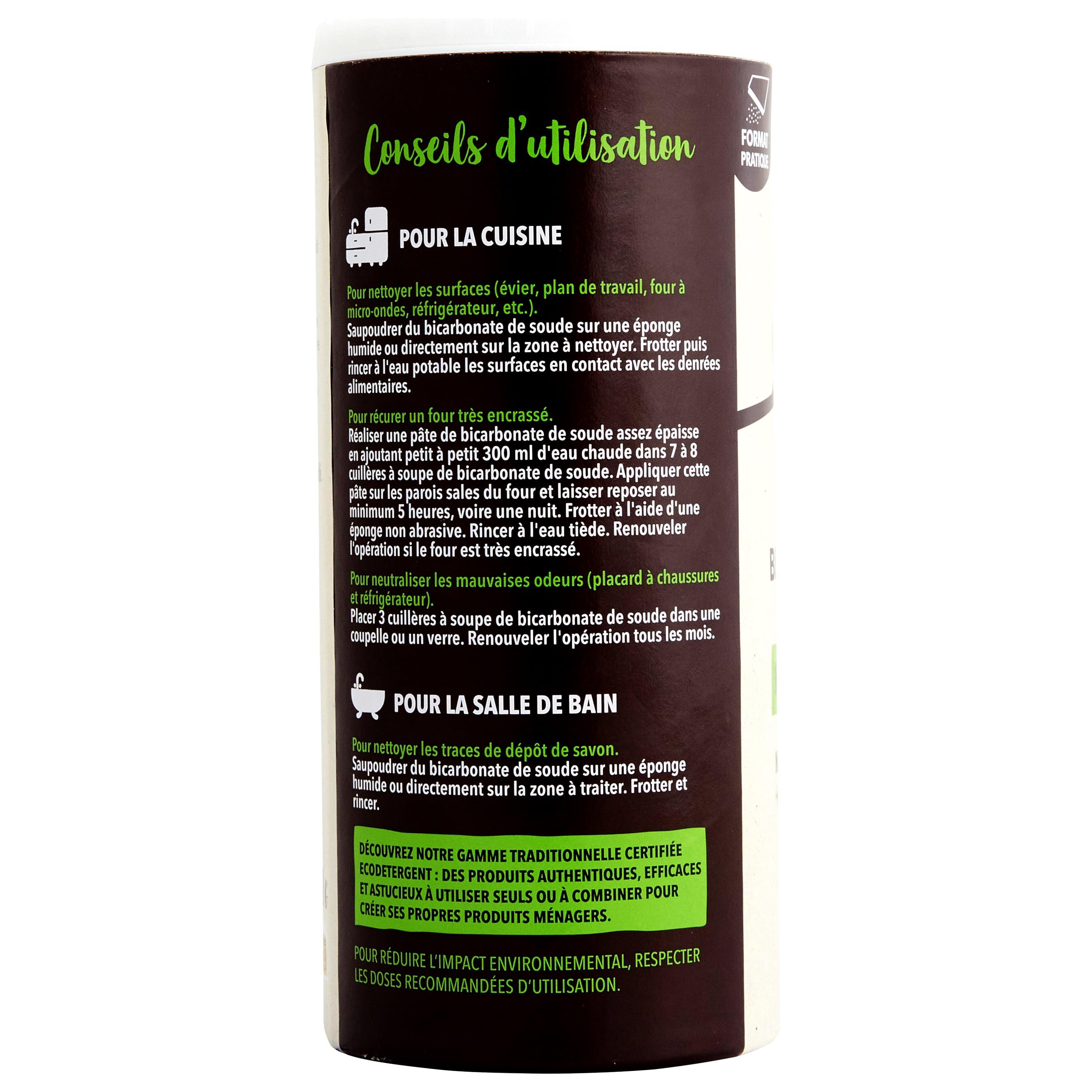 Voir la diapositive 2 : AUCHAN BETTER LIFE Bicarbonate de soude écologique en salière 600g