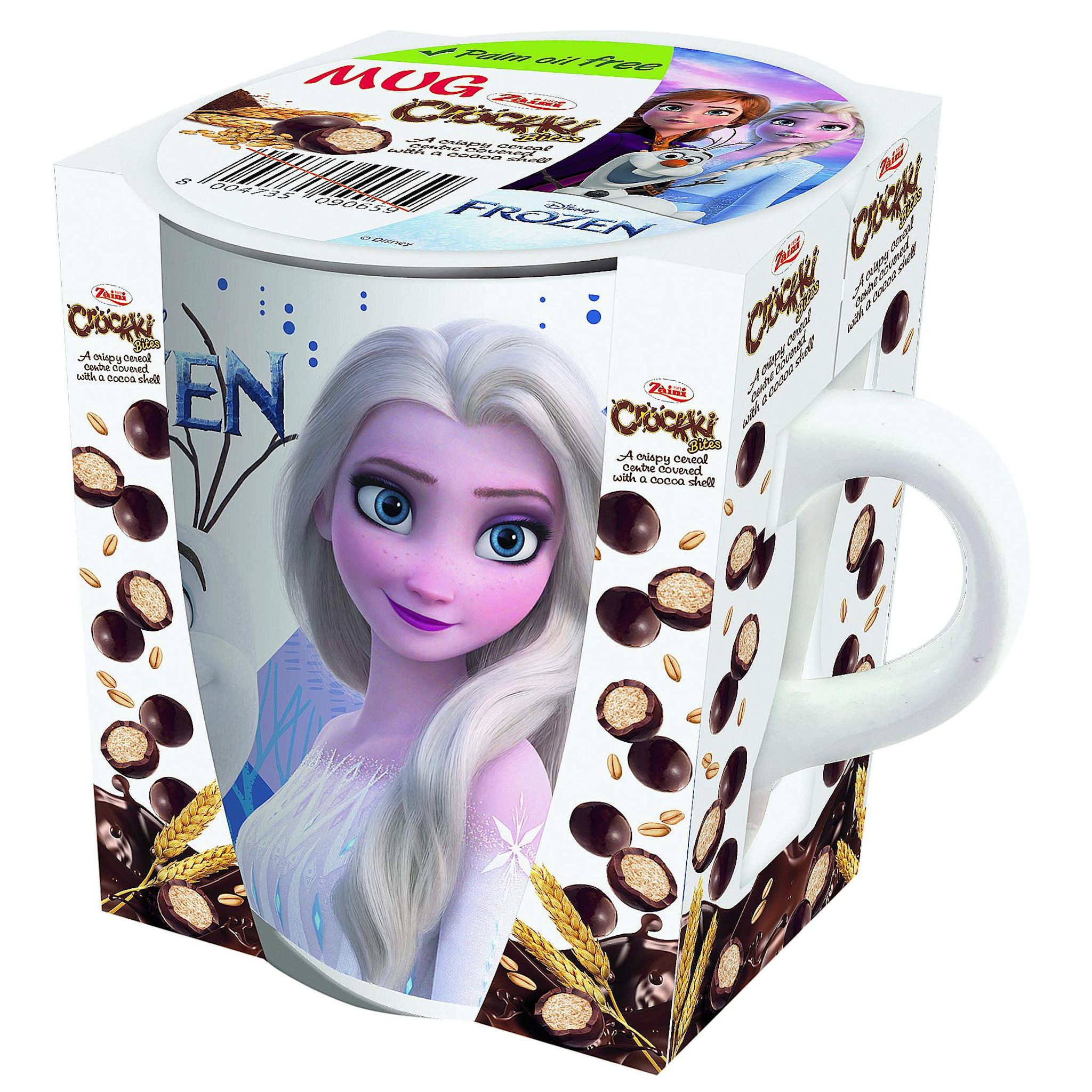 BIP FRANCE Bonbons au chocolat avec tasse en céramique frozen 34g
