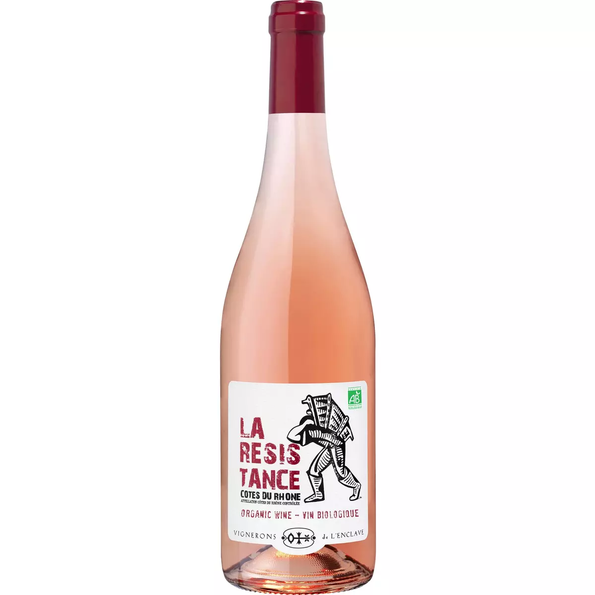 AOP Côtes du Rhône La Resistance rosé bio 75cl
